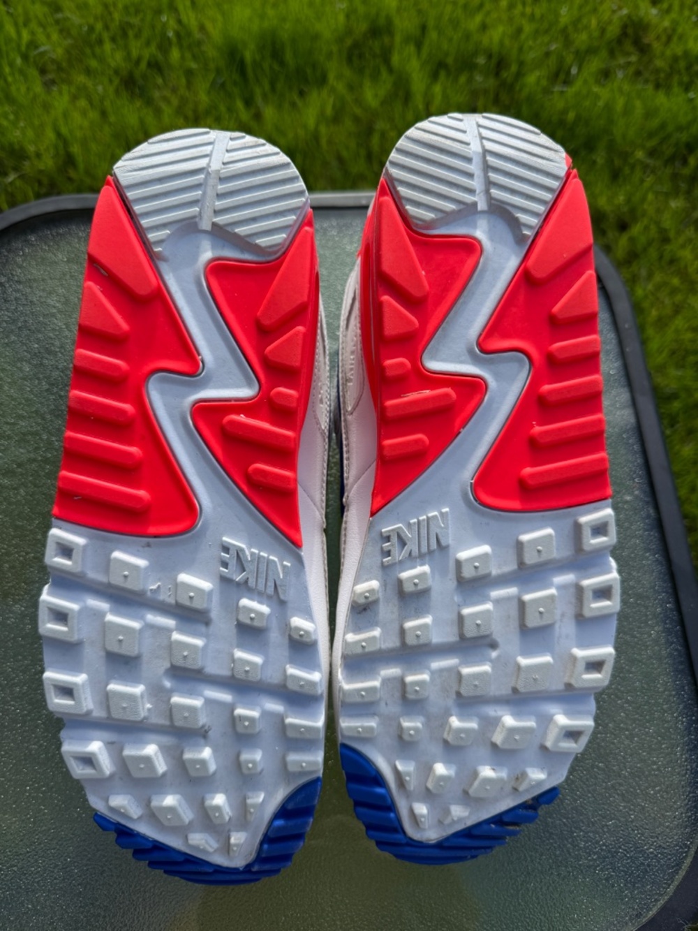 Nike Air Max 90 Ultramarine Flash Crimson Racer Blue Womens 10 - Picture 6 of 7
